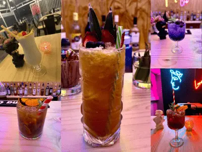 Cóctel de autor preparado por bartender profesional en Minerva Club